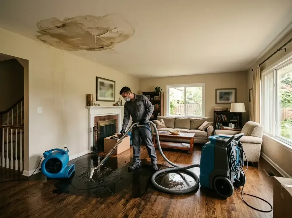 attic-pipe-burst-ceiling-drip-008 — frequently asked questions, Water Damage Restoration & Carpet Care in Dexter, MO